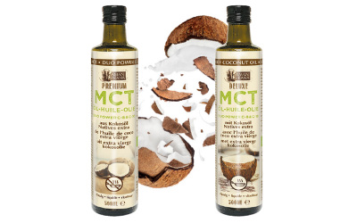 Lancement des huiles de coco MCT bio et vegan AMANPRANA